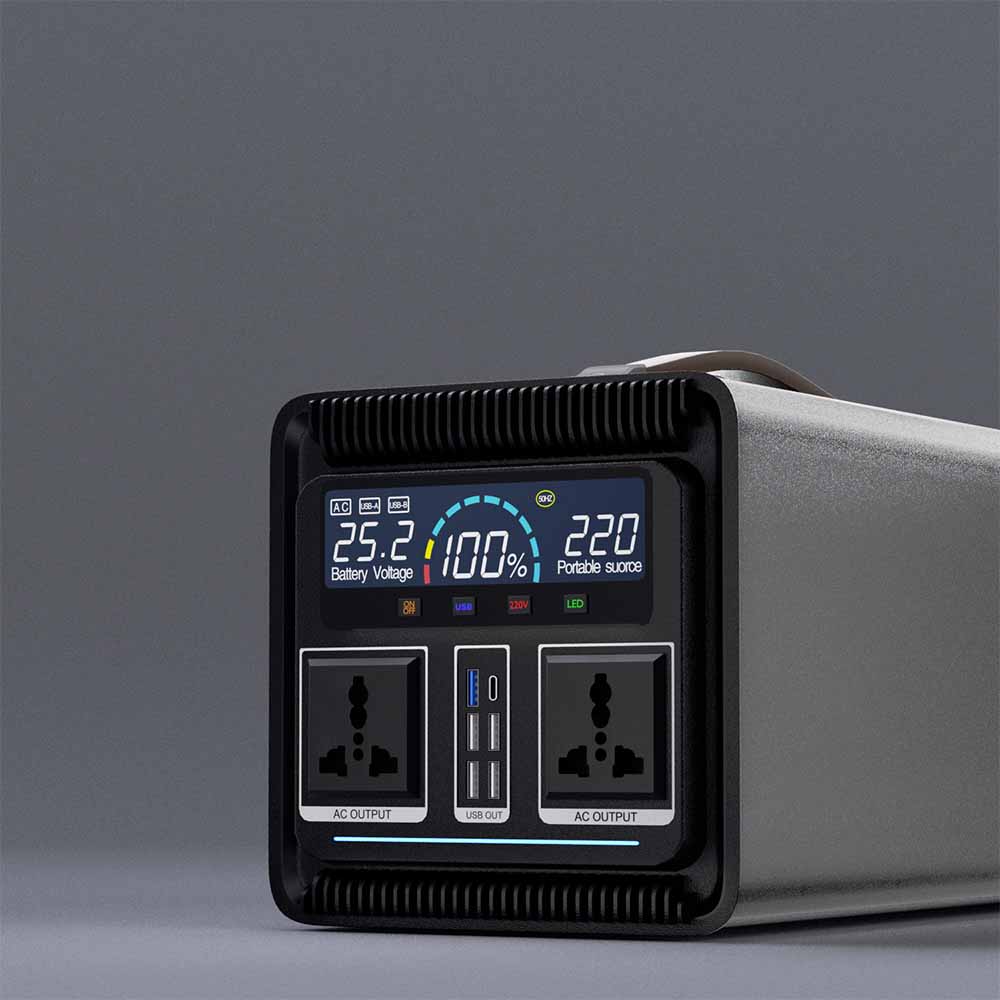 Centrale elettrica portatile 600W-2000W Output